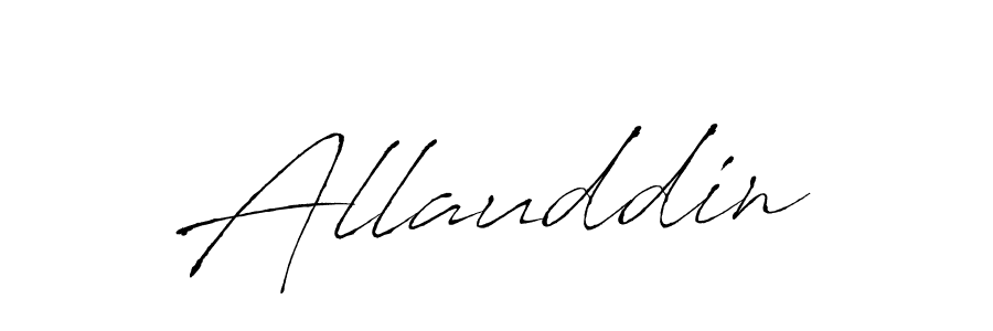 if you are searching for the best signature style for your name Allauddin. so please give up your signature search. here we have designed multiple signature styles  using Antro_Vectra. Allauddin signature style 6 images and pictures png