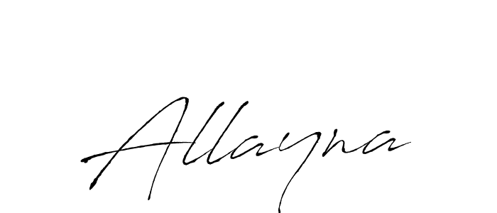 Also we have Allayna name is the best signature style. Create professional handwritten signature collection using Antro_Vectra autograph style. Allayna signature style 6 images and pictures png