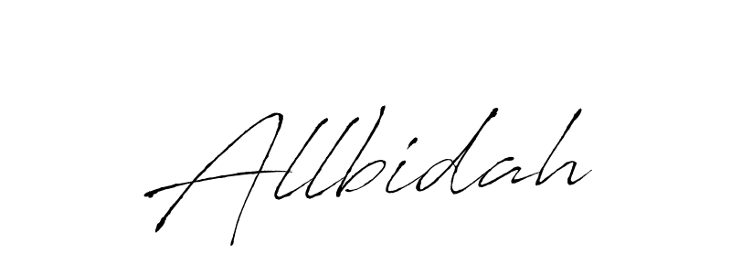 The best way (Antro_Vectra) to make a short signature is to pick only two or three words in your name. The name Allbidah include a total of six letters. For converting this name. Allbidah signature style 6 images and pictures png