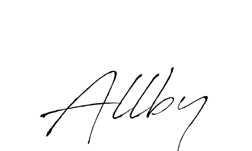 The best way (Antro_Vectra) to make a short signature is to pick only two or three words in your name. The name Allby include a total of six letters. For converting this name. Allby signature style 6 images and pictures png