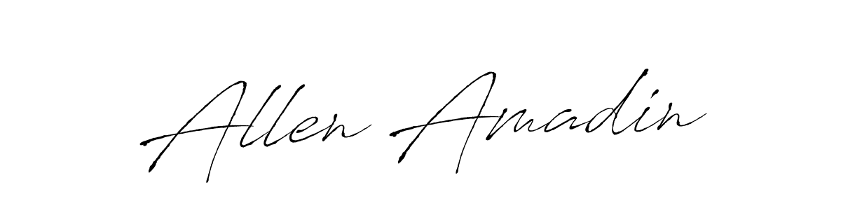 Also You can easily find your signature by using the search form. We will create Allen Amadin name handwritten signature images for you free of cost using Antro_Vectra sign style. Allen Amadin signature style 6 images and pictures png