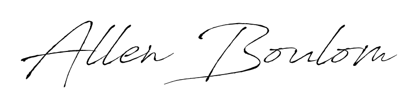 Once you've used our free online signature maker to create your best signature Antro_Vectra style, it's time to enjoy signing your documents with Allen Boulom name. Allen Boulom signature style 6 images and pictures png