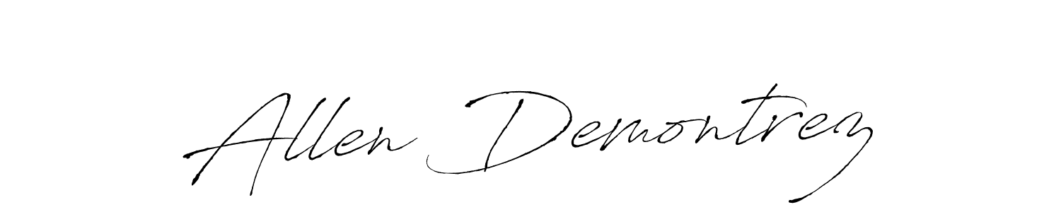 It looks lik you need a new signature style for name Allen Demontrez. Design unique handwritten (Antro_Vectra) signature with our free signature maker in just a few clicks. Allen Demontrez signature style 6 images and pictures png