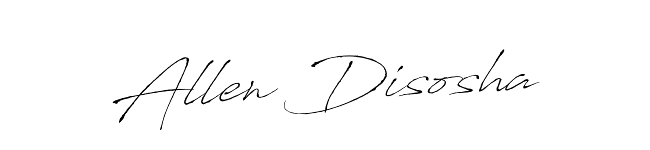 How to make Allen Disosha signature? Antro_Vectra is a professional autograph style. Create handwritten signature for Allen Disosha name. Allen Disosha signature style 6 images and pictures png