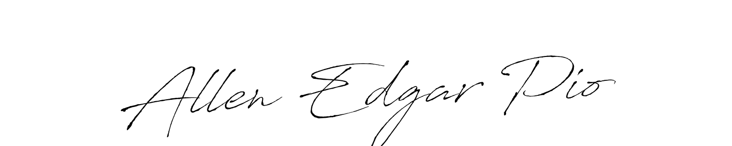 Also we have Allen Edgar Pio name is the best signature style. Create professional handwritten signature collection using Antro_Vectra autograph style. Allen Edgar Pio signature style 6 images and pictures png
