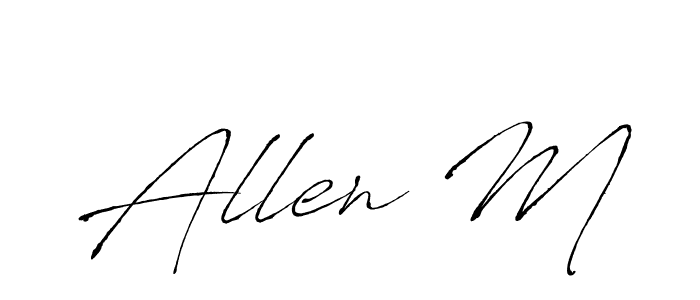 This is the best signature style for the Allen M name. Also you like these signature font (Antro_Vectra). Mix name signature. Allen M signature style 6 images and pictures png