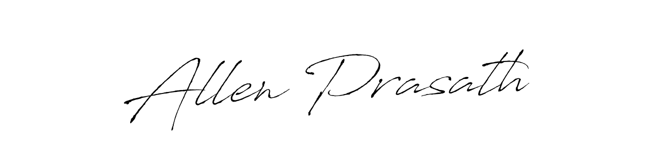 Antro_Vectra is a professional signature style that is perfect for those who want to add a touch of class to their signature. It is also a great choice for those who want to make their signature more unique. Get Allen Prasath name to fancy signature for free. Allen Prasath signature style 6 images and pictures png