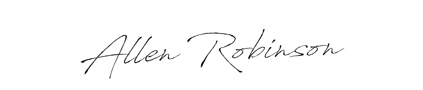How to make Allen Robinson name signature. Use Antro_Vectra style for creating short signs online. This is the latest handwritten sign. Allen Robinson signature style 6 images and pictures png