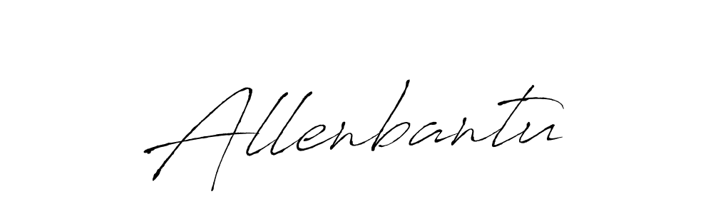 Make a beautiful signature design for name Allenbantu. Use this online signature maker to create a handwritten signature for free. Allenbantu signature style 6 images and pictures png