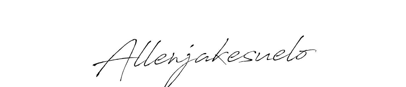 Here are the top 10 professional signature styles for the name Allenjakesuelo. These are the best autograph styles you can use for your name. Allenjakesuelo signature style 6 images and pictures png