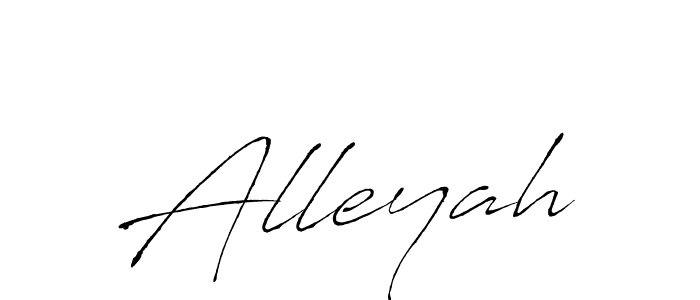 How to make Alleyah signature? Antro_Vectra is a professional autograph style. Create handwritten signature for Alleyah name. Alleyah signature style 6 images and pictures png