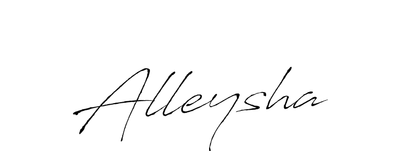 Make a beautiful signature design for name Alleysha. With this signature (Antro_Vectra) style, you can create a handwritten signature for free. Alleysha signature style 6 images and pictures png