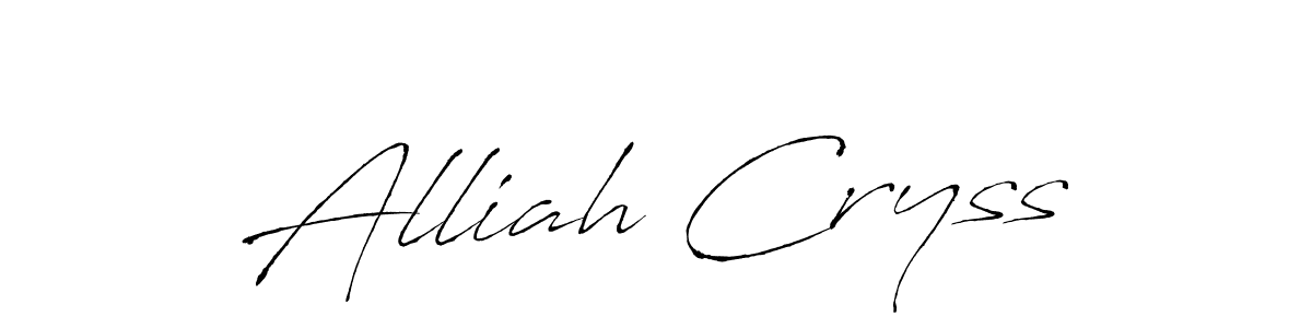 How to Draw Alliah Cryss signature style? Antro_Vectra is a latest design signature styles for name Alliah Cryss. Alliah Cryss signature style 6 images and pictures png