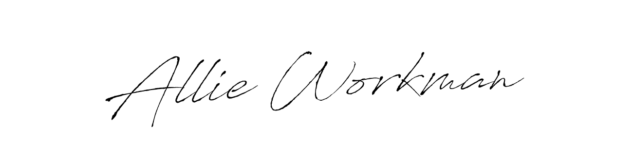 You can use this online signature creator to create a handwritten signature for the name Allie Workman. This is the best online autograph maker. Allie Workman signature style 6 images and pictures png