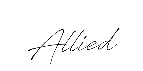 if you are searching for the best signature style for your name Allied. so please give up your signature search. here we have designed multiple signature styles  using Antro_Vectra. Allied signature style 6 images and pictures png