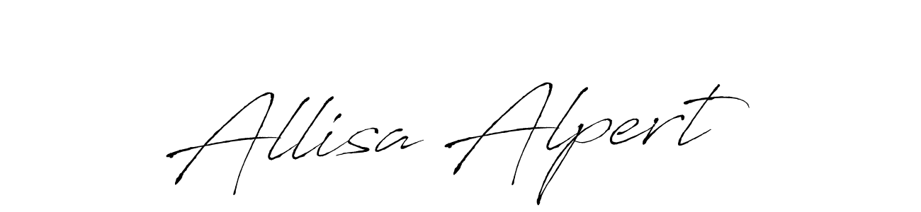 Use a signature maker to create a handwritten signature online. With this signature software, you can design (Antro_Vectra) your own signature for name Allisa Alpert. Allisa Alpert signature style 6 images and pictures png