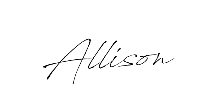Allison stylish signature style. Best Handwritten Sign (Antro_Vectra) for my name. Handwritten Signature Collection Ideas for my name Allison. Allison signature style 6 images and pictures png