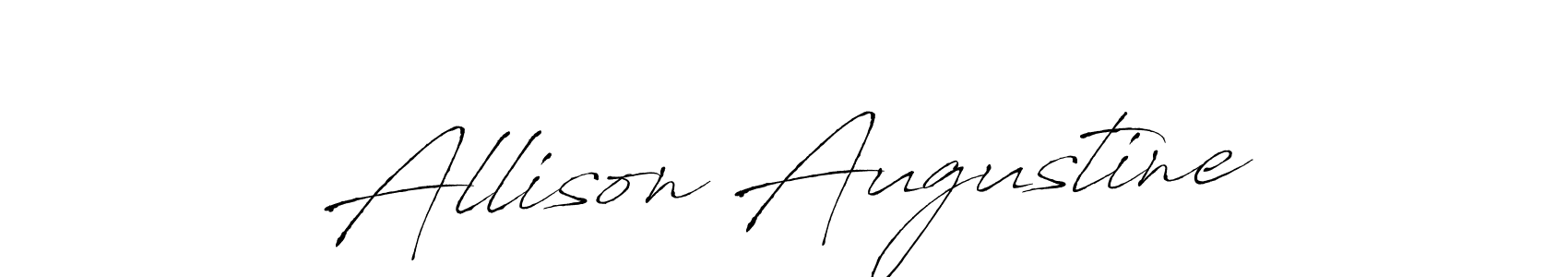 Antro_Vectra is a professional signature style that is perfect for those who want to add a touch of class to their signature. It is also a great choice for those who want to make their signature more unique. Get Allison Augustine name to fancy signature for free. Allison Augustine signature style 6 images and pictures png