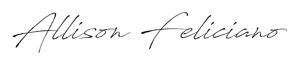 Create a personalized artistic stamp with Allison Feliciano in Antro_Vectra font. Perfect for visual artists, designers, and influencers. Allison Feliciano signature style 6 images and pictures png