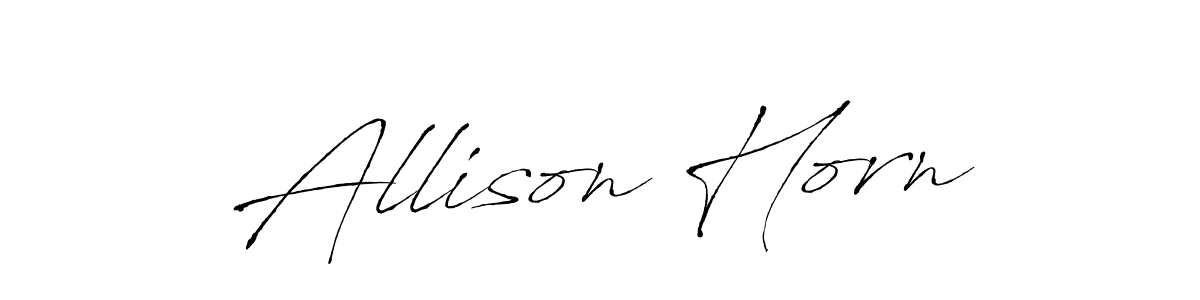 Also we have Allison Horn name is the best signature style. Create professional handwritten signature collection using Antro_Vectra autograph style. Allison Horn signature style 6 images and pictures png