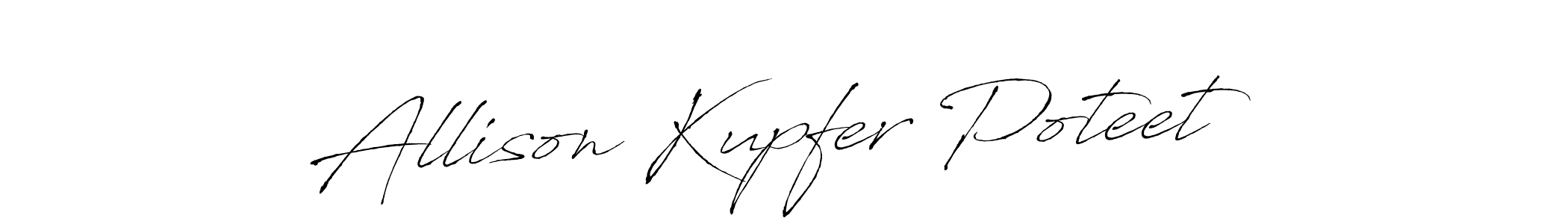 Here are the top 10 professional signature styles for the name Allison Kupfer Poteet. These are the best autograph styles you can use for your name. Allison Kupfer Poteet signature style 6 images and pictures png