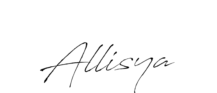 Allisya stylish signature style. Best Handwritten Sign (Antro_Vectra) for my name. Handwritten Signature Collection Ideas for my name Allisya. Allisya signature style 6 images and pictures png