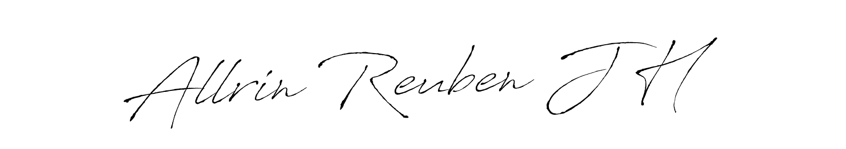 You should practise on your own different ways (Antro_Vectra) to write your name (Allrin Reuben J H) in signature. don't let someone else do it for you. Allrin Reuben J H signature style 6 images and pictures png
