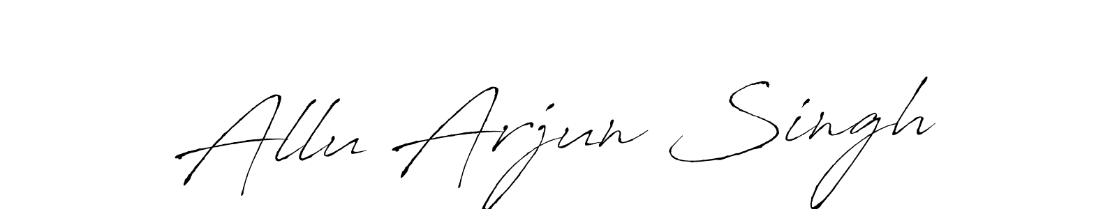 This is the best signature style for the Allu Arjun Singh name. Also you like these signature font (Antro_Vectra). Mix name signature. Allu Arjun Singh signature style 6 images and pictures png