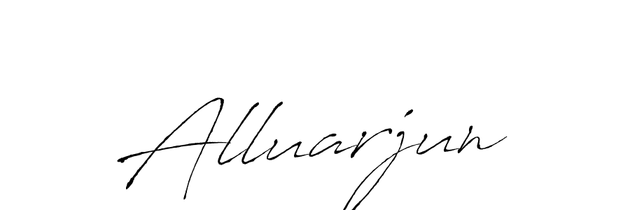 Alluarjun stylish signature style. Best Handwritten Sign (Antro_Vectra) for my name. Handwritten Signature Collection Ideas for my name Alluarjun. Alluarjun signature style 6 images and pictures png