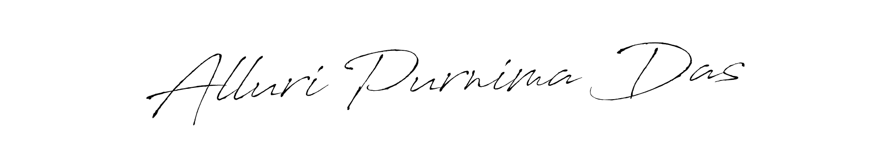 How to make Alluri Purnima Das signature? Antro_Vectra is a professional autograph style. Create handwritten signature for Alluri Purnima Das name. Alluri Purnima Das signature style 6 images and pictures png