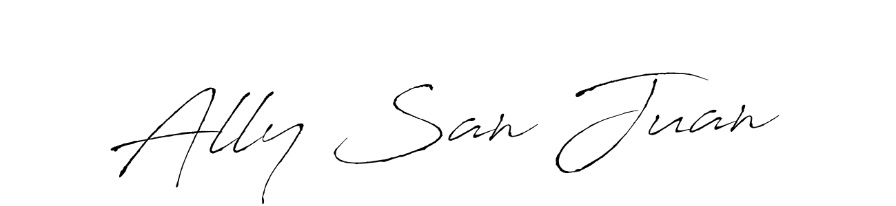 How to Draw Ally San Juan signature style? Antro_Vectra is a latest design signature styles for name Ally San Juan. Ally San Juan signature style 6 images and pictures png