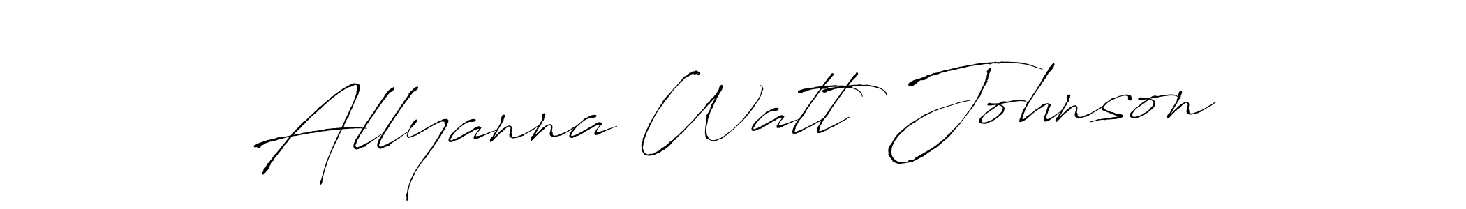 Make a short Allyanna Watt Johnson signature style. Manage your documents anywhere anytime using Antro_Vectra. Create and add eSignatures, submit forms, share and send files easily. Allyanna Watt Johnson signature style 6 images and pictures png