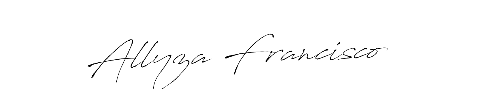 See photos of Allyza Francisco official signature by Spectra . Check more albums & portfolios. Read reviews & check more about Antro_Vectra font. Allyza Francisco signature style 6 images and pictures png