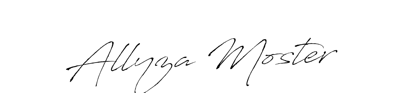 Check out images of Autograph of Allyza Moster name. Actor Allyza Moster Signature Style. Antro_Vectra is a professional sign style online. Allyza Moster signature style 6 images and pictures png