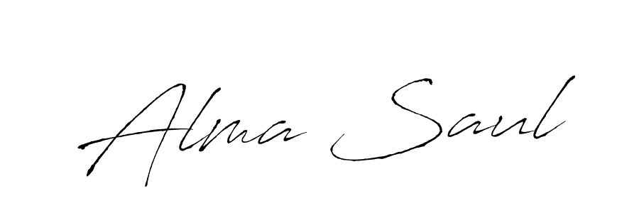 Create a beautiful signature design for name Alma Saul. With this signature (Antro_Vectra) fonts, you can make a handwritten signature for free. Alma Saul signature style 6 images and pictures png