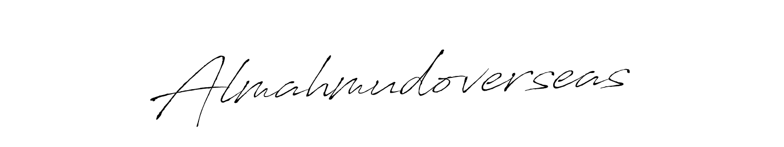 Also You can easily find your signature by using the search form. We will create Almahmudoverseas name handwritten signature images for you free of cost using Antro_Vectra sign style. Almahmudoverseas signature style 6 images and pictures png