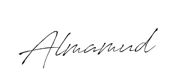 Create a beautiful signature design for name Almamud. With this signature (Antro_Vectra) fonts, you can make a handwritten signature for free. Almamud signature style 6 images and pictures png