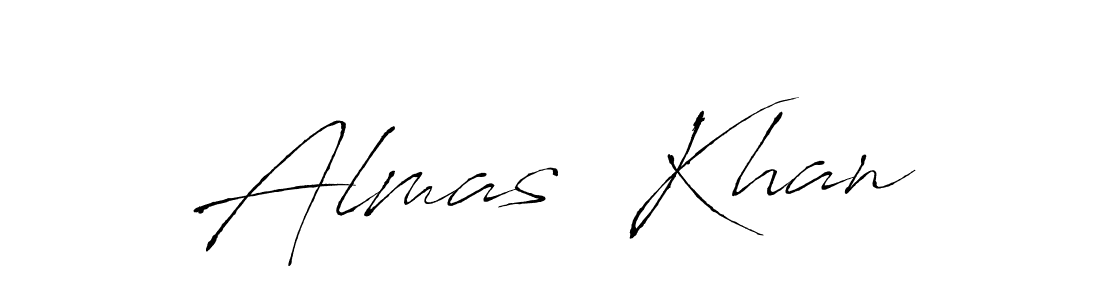 Here are the top 10 professional signature styles for the name Almas  Khan. These are the best autograph styles you can use for your name. Almas  Khan signature style 6 images and pictures png