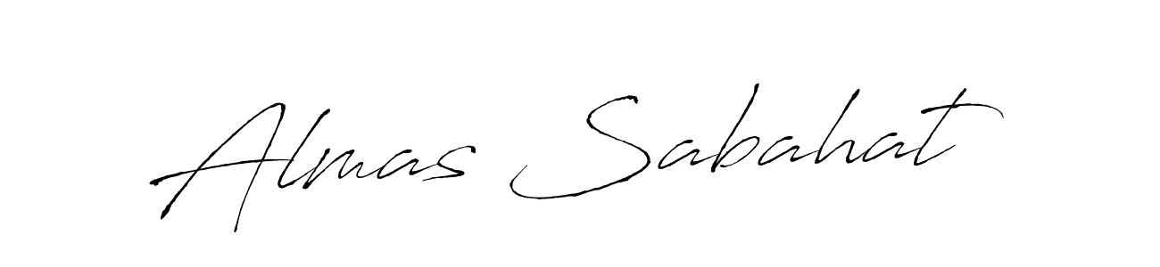 Make a beautiful signature design for name Almas Sabahat. Use this online signature maker to create a handwritten signature for free. Almas Sabahat signature style 6 images and pictures png