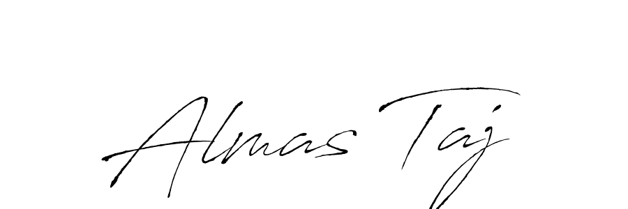 if you are searching for the best signature style for your name Almas Taj. so please give up your signature search. here we have designed multiple signature styles  using Antro_Vectra. Almas Taj signature style 6 images and pictures png