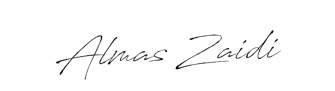 Make a beautiful signature design for name Almas Zaidi. Use this online signature maker to create a handwritten signature for free. Almas Zaidi signature style 6 images and pictures png