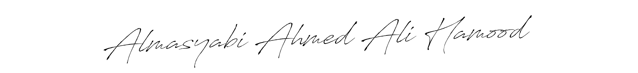 Also we have Almasyabi Ahmed Ali Hamood name is the best signature style. Create professional handwritten signature collection using Antro_Vectra autograph style. Almasyabi Ahmed Ali Hamood signature style 6 images and pictures png