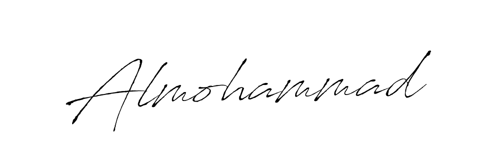 How to make Almohammad name signature. Use Antro_Vectra style for creating short signs online. This is the latest handwritten sign. Almohammad signature style 6 images and pictures png