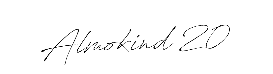 Create a beautiful signature design for name Almokind 20. With this signature (Antro_Vectra) fonts, you can make a handwritten signature for free. Almokind 20 signature style 6 images and pictures png