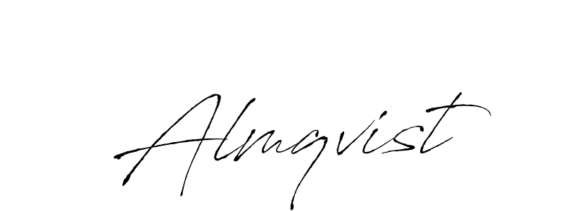 Design your own signature with our free online signature maker. With this signature software, you can create a handwritten (Antro_Vectra) signature for name Almqvist. Almqvist signature style 6 images and pictures png