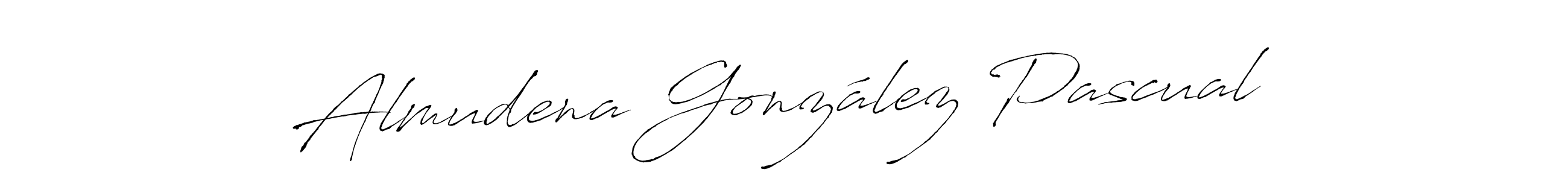 Antro_Vectra is a professional signature style that is perfect for those who want to add a touch of class to their signature. It is also a great choice for those who want to make their signature more unique. Get Almudena González Pascual name to fancy signature for free. Almudena González Pascual signature style 6 images and pictures png