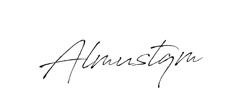 Make a beautiful signature design for name Almustqm. With this signature (Antro_Vectra) style, you can create a handwritten signature for free. Almustqm signature style 6 images and pictures png