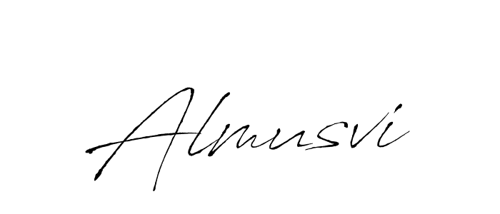 Almusvi stylish signature style. Best Handwritten Sign (Antro_Vectra) for my name. Handwritten Signature Collection Ideas for my name Almusvi. Almusvi signature style 6 images and pictures png