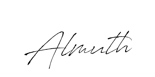 Almuth stylish signature style. Best Handwritten Sign (Antro_Vectra) for my name. Handwritten Signature Collection Ideas for my name Almuth. Almuth signature style 6 images and pictures png