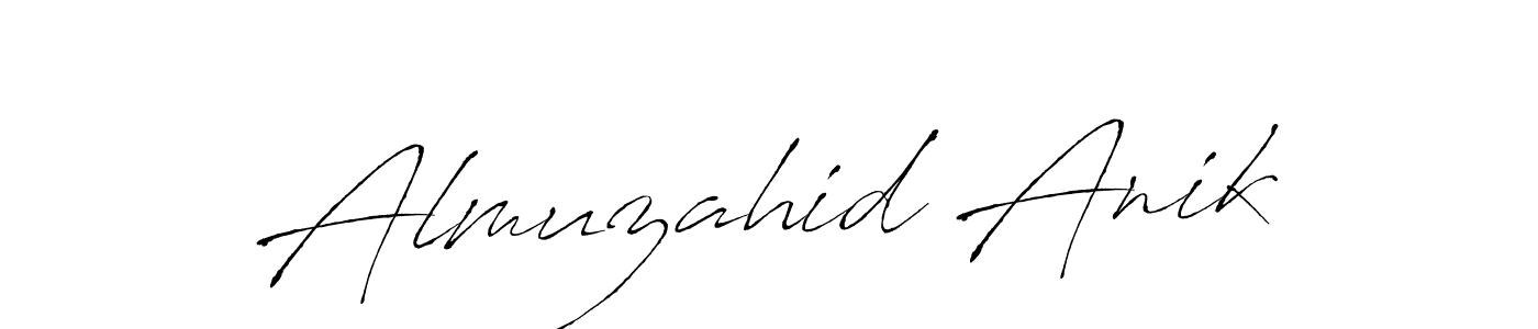 How to Draw Almuzahid Anik signature style? Antro_Vectra is a latest design signature styles for name Almuzahid Anik. Almuzahid Anik signature style 6 images and pictures png